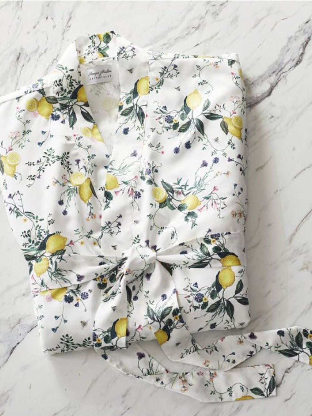 Monique Lhullier Satin Robe